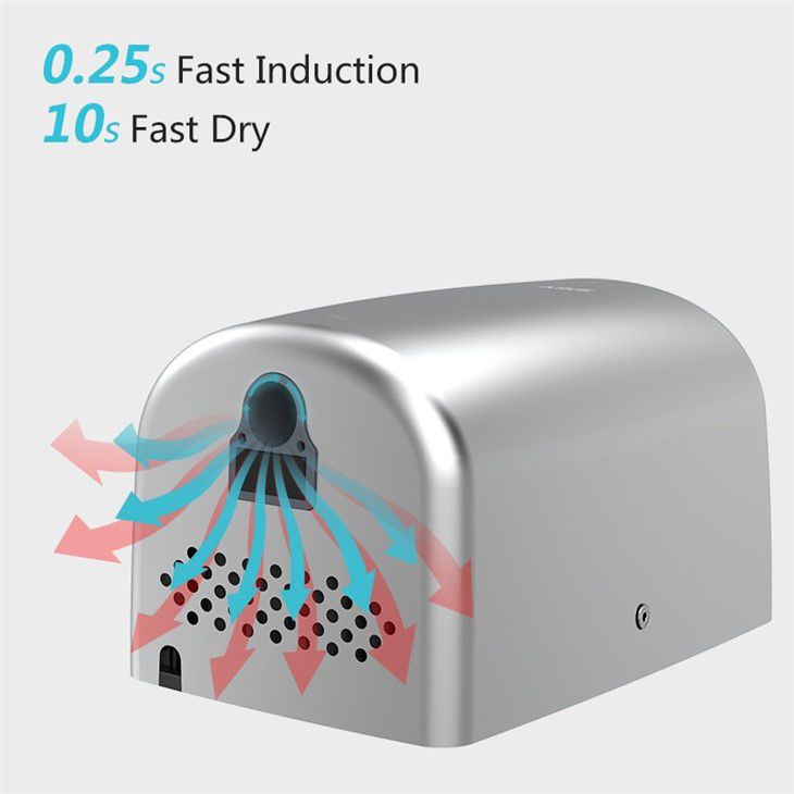 Сушилка для рук из нержавеющей стали AIKE AK2803E_583  - Вид №3