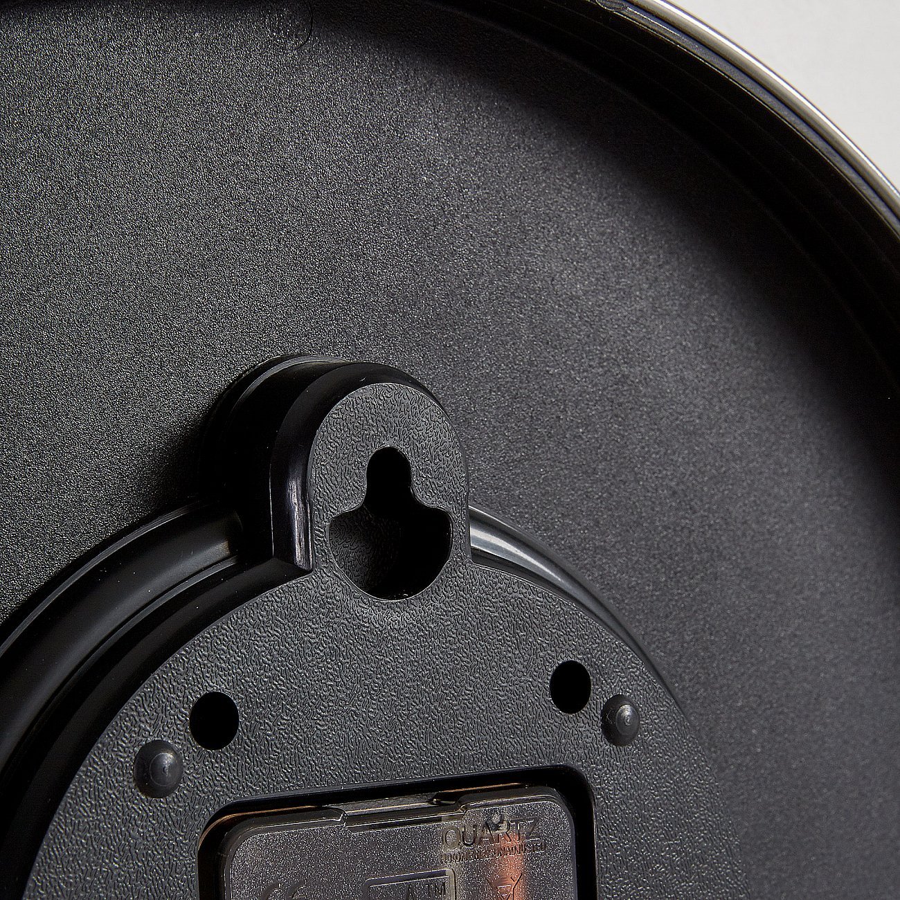 Часы черные настенные круглые Merryl от La Forma LA FORMA MERRYL 344277 Серебро  - Вид №2