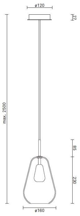 Nuura Подвесной светильник из дутого стекла Anoli 01320124 - Вид №2