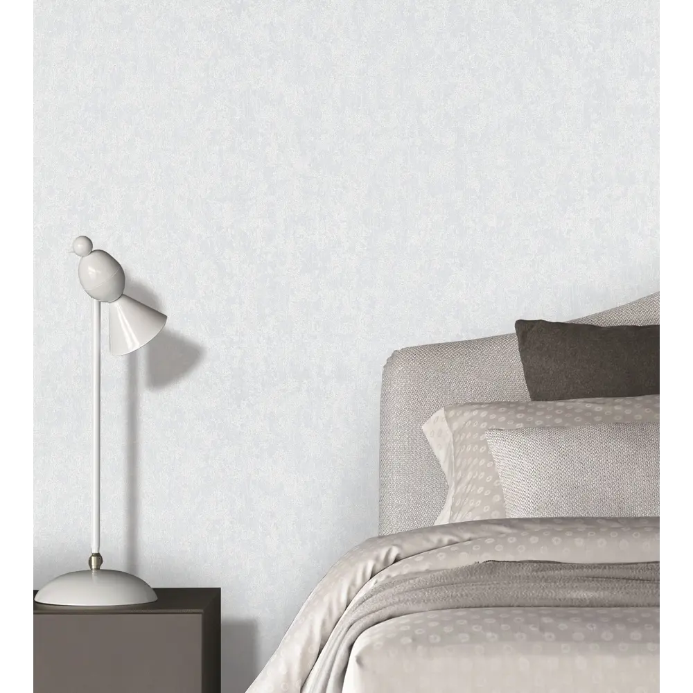 ASC WALLPAPER Флизелиновые обои с эффектом штукатурки серые 89408361 STLM-1568393 - Вид №2