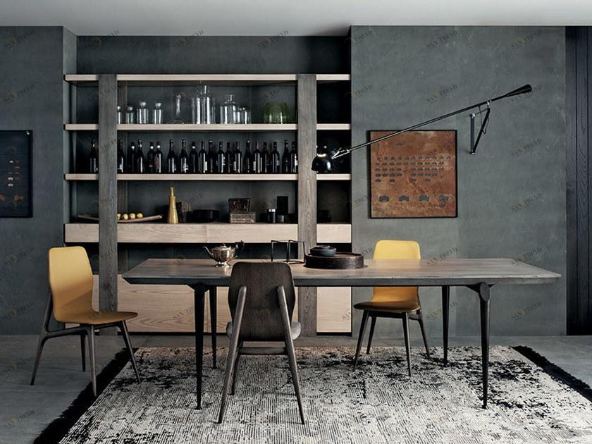 Shake Прямоугольный деревянный обеденный стол Hio sun-id-1495262