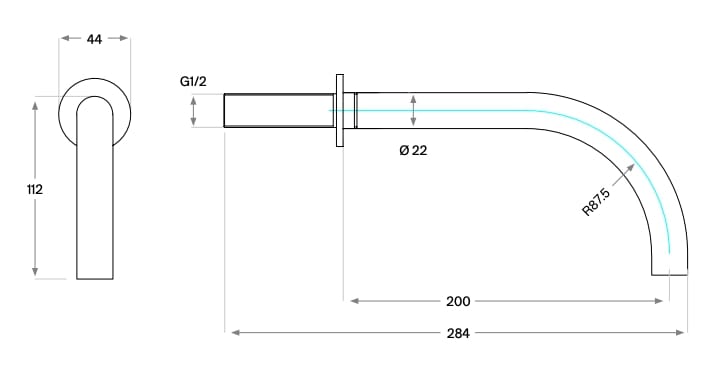 Смеситель для раковины из нержавеющей стали COCOON John Pawson ARCH-00038842 - Вид №5
