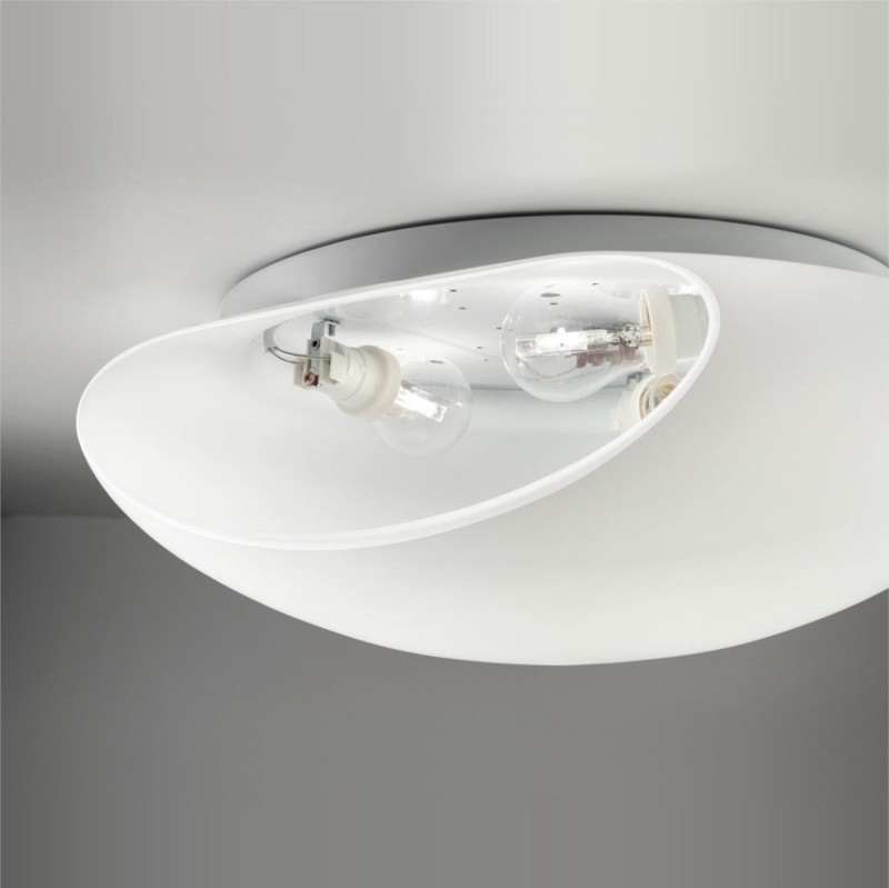 Vistosi Bianca PL60 bian светильник настенно-потолочный 55207 - Вид №2