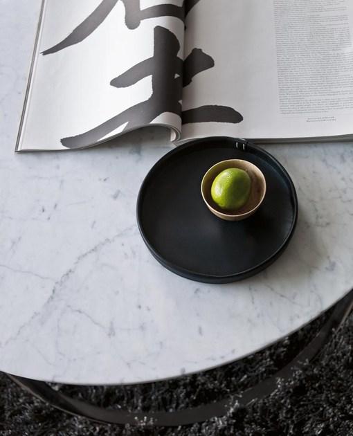 B&B Italia Круглый журнальный столик из мрамора Mera sun-id-1381824 - Вид №3