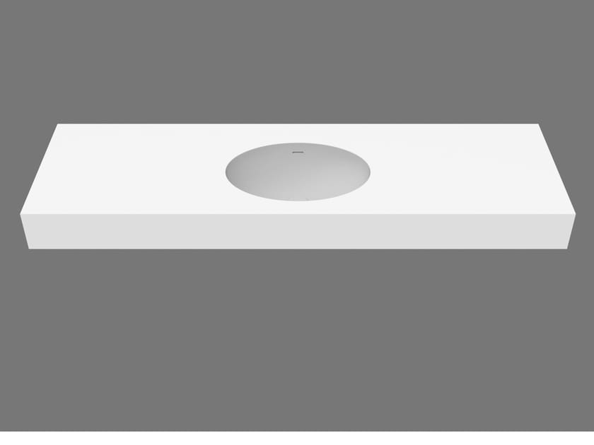 Круглый одиночный подвесной умывальник в твердой поверхности MOMA Design ELIPSE SYSTEM ARCH-00122605