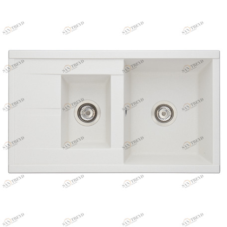 1A716232DE240 Мойка кухонная прямоугольная AQUATON ДЕЛИЯ