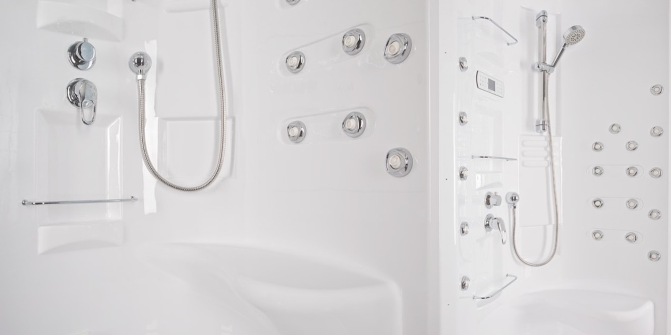 Закрытая душевая кабина Aquanet Malibu 86x86 без пара, прозрачное стекло 172285 - Вид №2
