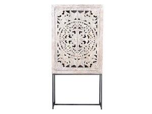 Сервант из манго с распашными дверцами