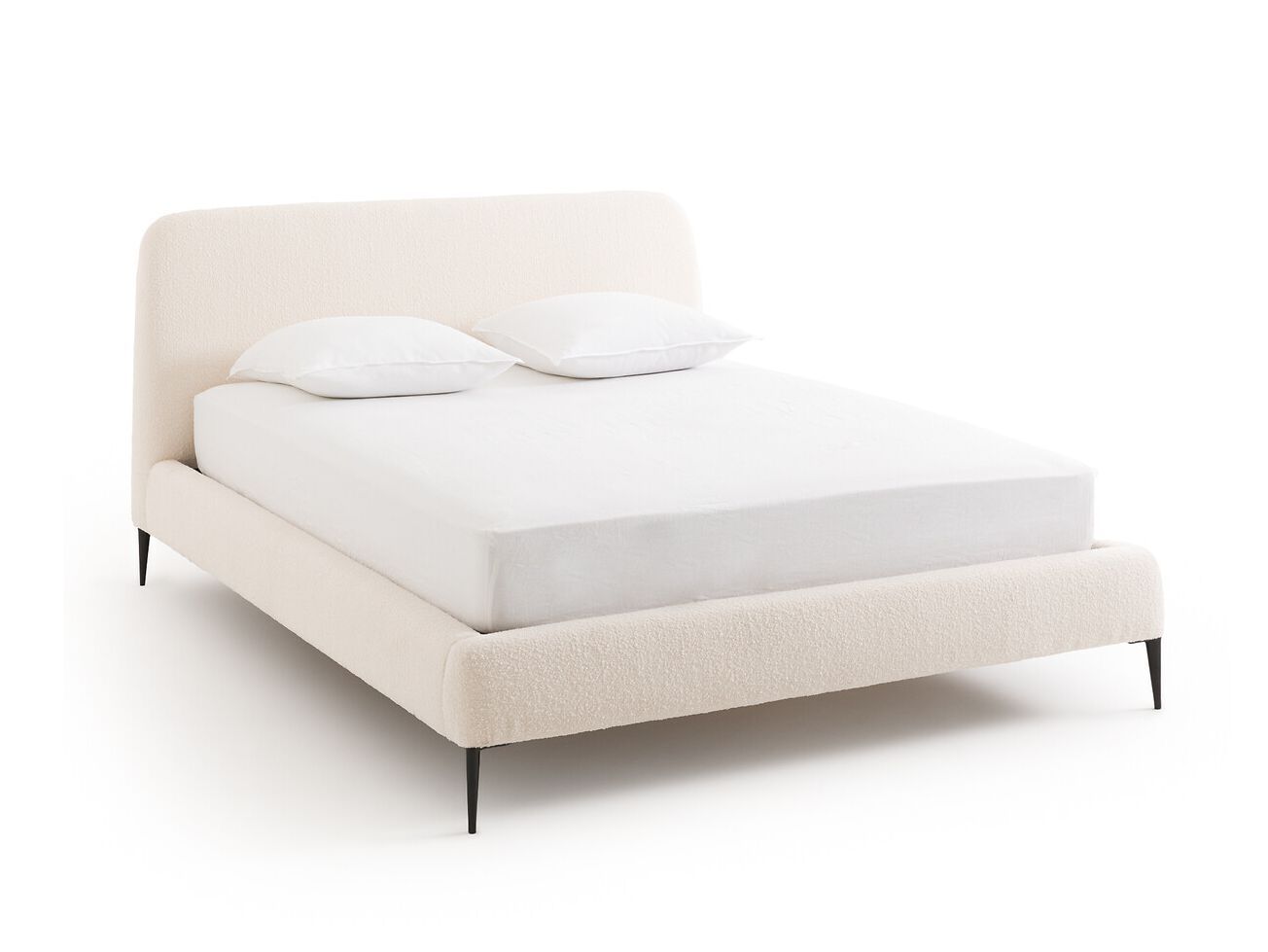 Двуспальная мягкая кровать из ткани AMPM OSCAR ARCH-00028396