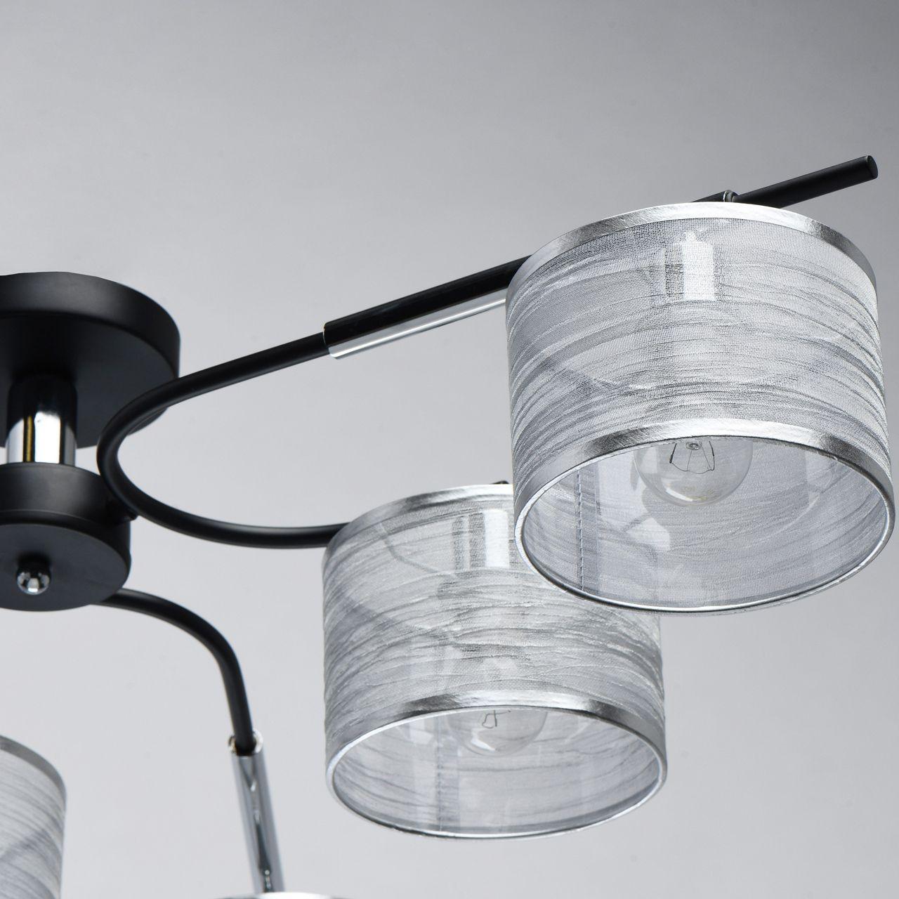 Потолочная люстра De Markt Конрад 667011908 DE MARKT ДИЗАЙНЕРСКИЕ, КОНРАД 00-3888721 Серебро  - Вид №3