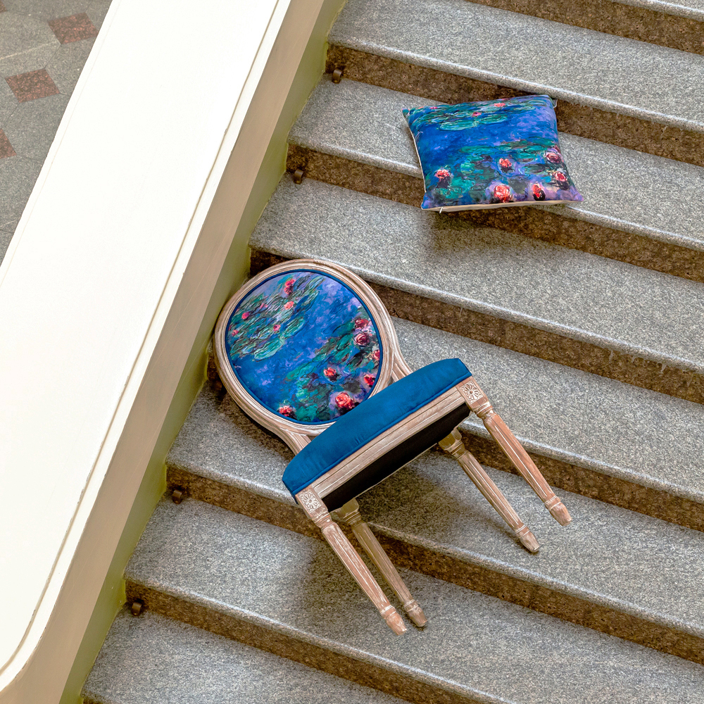 4113108 Арт-подушка «Водяные лилии», версия 2 Object Desire  - Вид №3