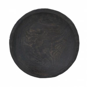 Тарелка черная FUGA ECO WOOD 123587 Чёрный