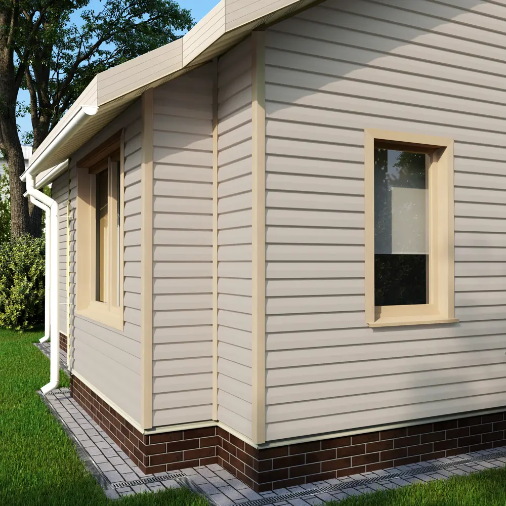 Сайдинг ПВХ MONLID корабельный брус 3 м бежевый STLM-2014906 - Вид №3