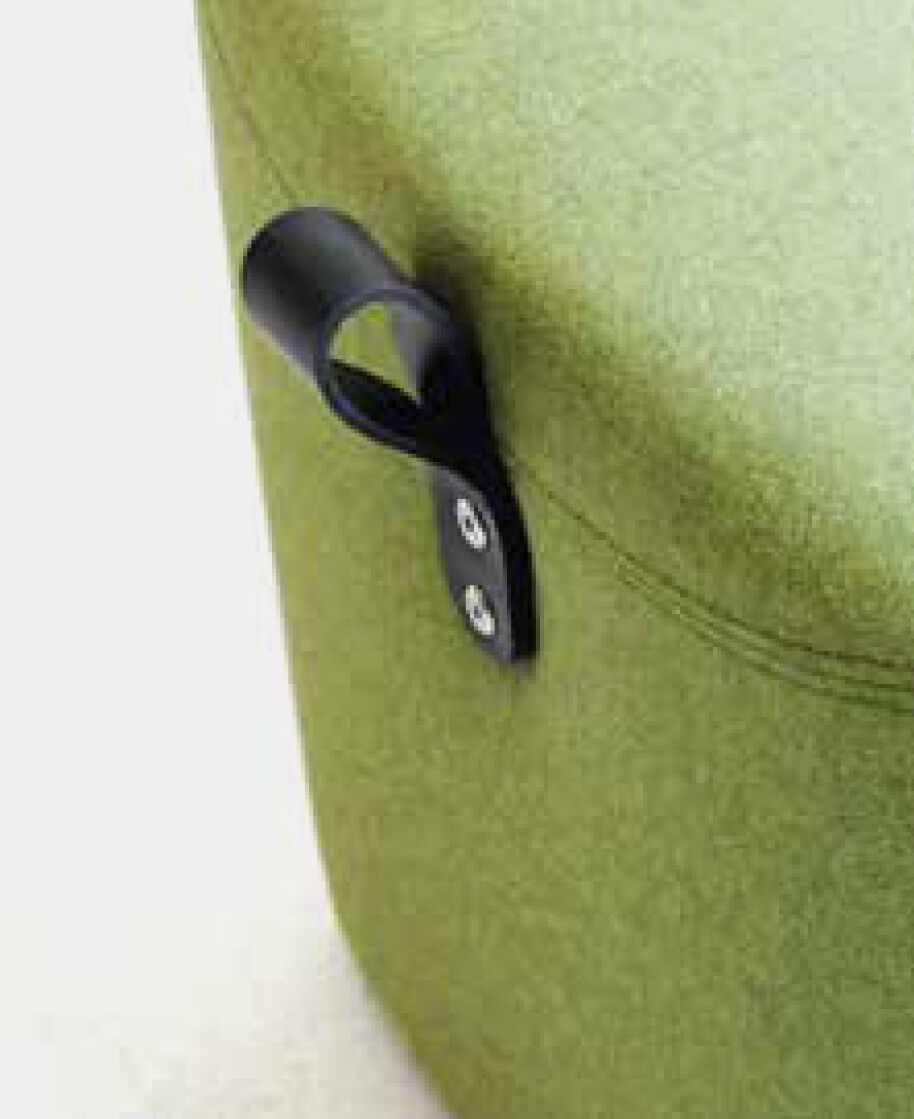 Кожаный прямоугольный пуф для контракта Leyform Виктория ARCH-00124818