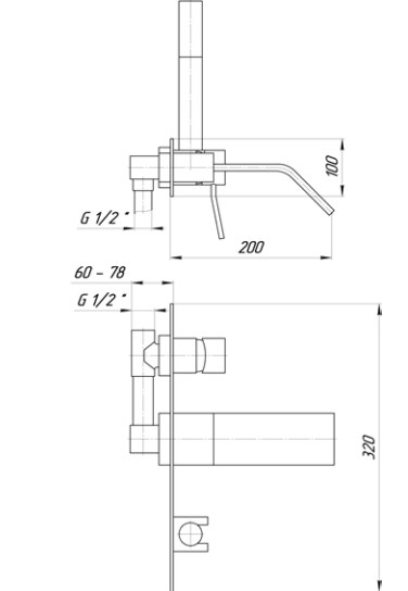 ML.TOR-9006.CR Смеситель Migliore Tor - Вид №1