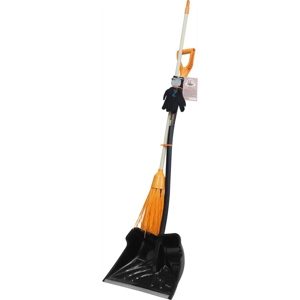 Набор для уборки снега, лопата метла и перчатки № 11 ПАВЛОВСКАЯ ЗАРЯ STLM-2137638