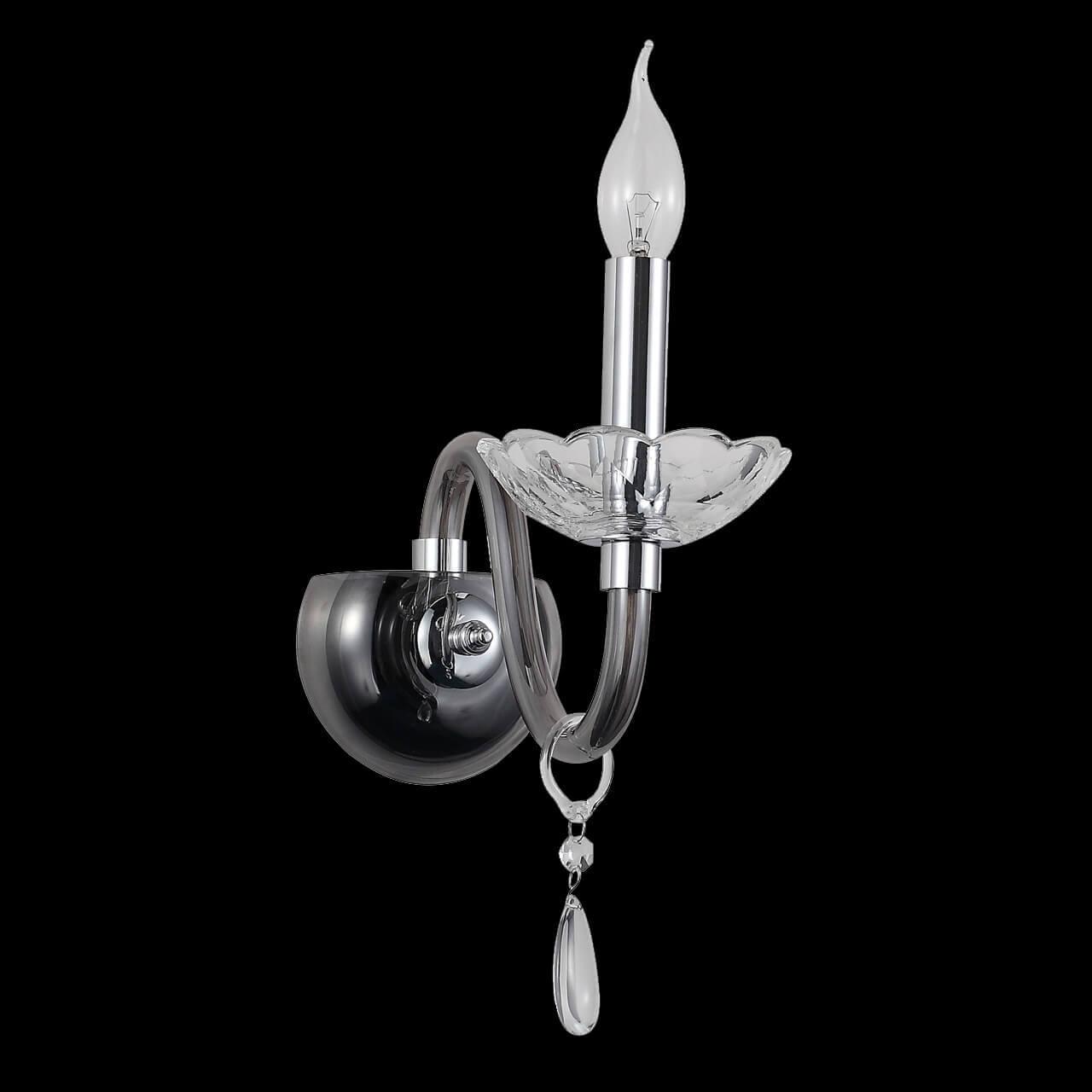 Бра настенное серое MW-Light "Элла" 483024601 MW-LIGHT СВЕЧА 00-3930273 Серый  - Вид №1