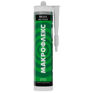 Герметик битумный Makroflex Ba 141 цвет чёрный 300 мл