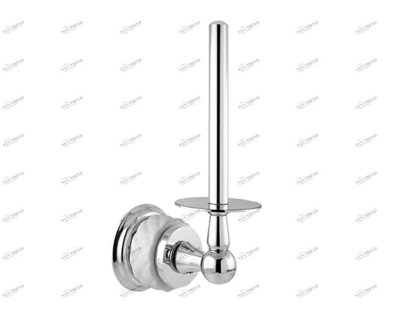 065585.N00.72 Держатель запасной туалетной бумаги из белого фарфора Окисленная медь Mestre 