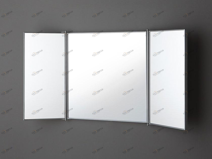 BLEU PROVENCE Прямоугольное настенное зеркало для ванной Specchi in metallo sun-id-1401299