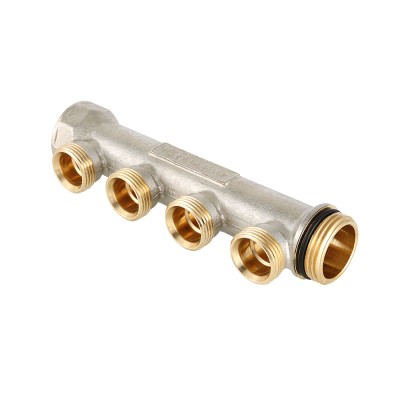 VTc.500.NE.060502 Коллектор c наружной резьбой под "евроконус" Valtec 1", 2 х 3/4", "евроконус" 