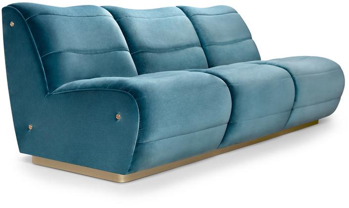 Munna 3-х местный тканевый диван Time sun-id-1387067 - Вид №1