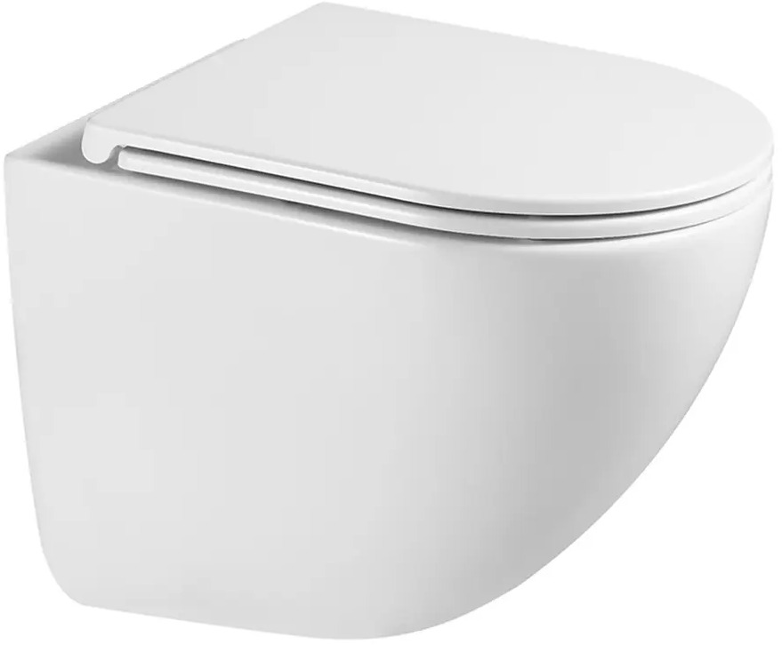 91761859 Унитаз подвесной Soul of calypso CS93UQ-OK (UQL) безободковый с сиденьем микролифт STLM-0968193