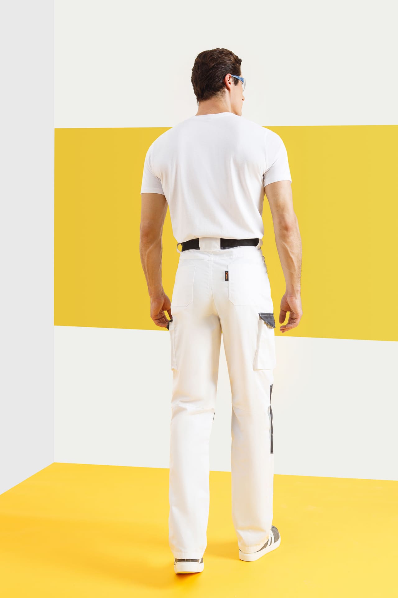 4974831 Костюм  NEW белый графит STATUS  Летняя спецодежда  размер 60-62/170-176  - Вид №9