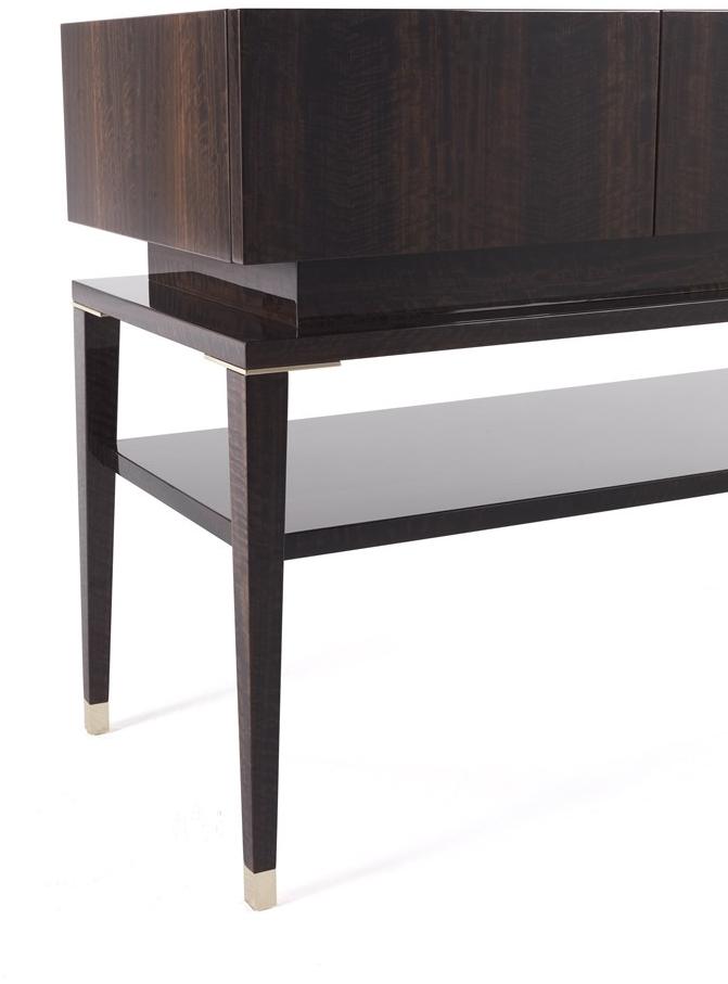 ETRO Home Interiors Прямоугольная консоль из эвкалипта с полками Tibesti E.tib.521.a - Вид №3