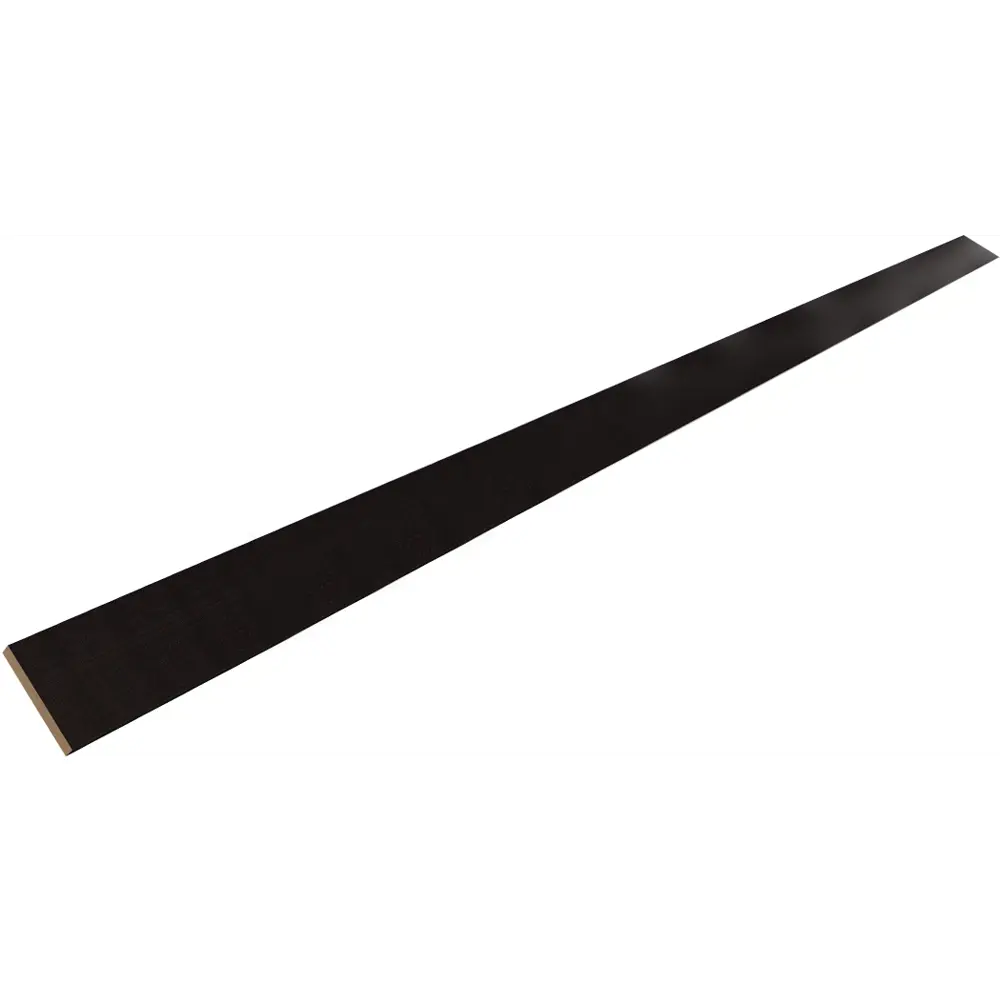 Добор 2070x200x8 мм ПВХ ламинация цвет венге сибирский КРОНОПРОФИЛЬ STLM-2112919 - Вид №1