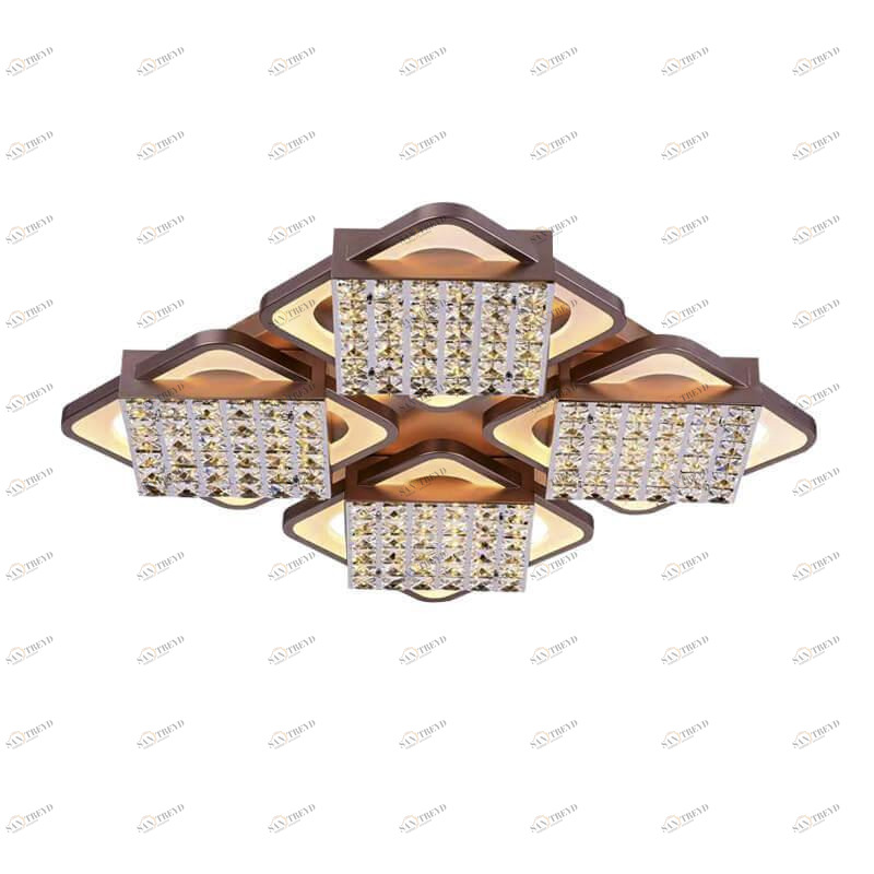 Потолочный светильник коричневый Ambrella Light Modern Acrylic FA129 AMBRELLA LIGHT ДИЗАЙНЕРСКИЕ, MODERN ACRYLIC 00-3890626 Коричневый 