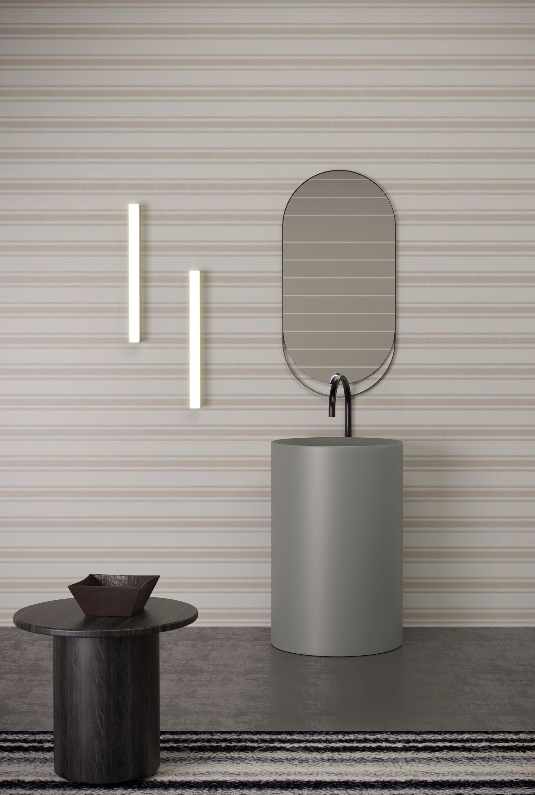 Светодиодный настенный светильник из алюминия и поликарбоната DDL KEY LIGHT SLIM ARCH-00145272 - Вид №2