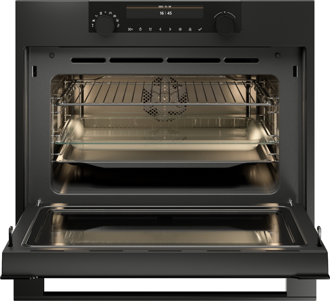 5485155 Электрический духовой шкаф Asko OCM8487A2 черный STDN-0034169 - Вид №2