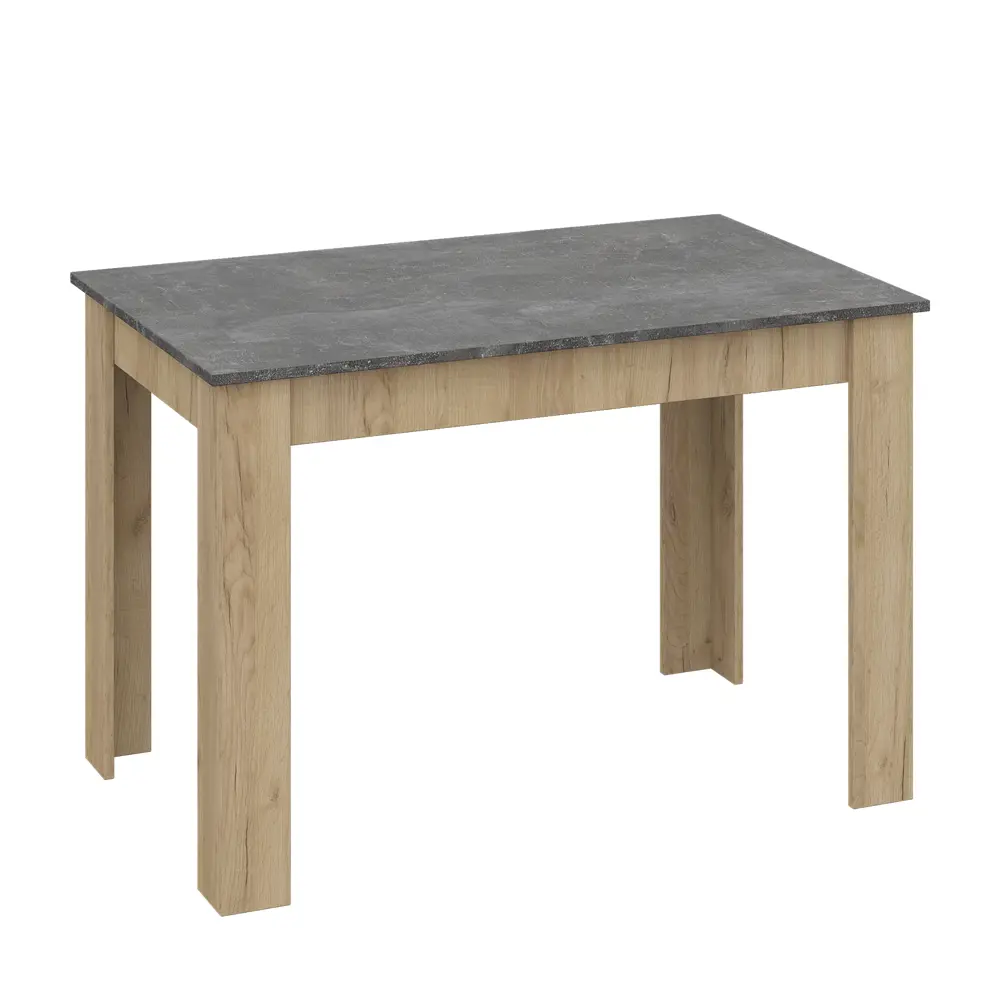 Кухонный стол Трия Промо Т2 110x67x73 см прямоугольник ДСП цвет дуб крафт золотой STLM-2166810