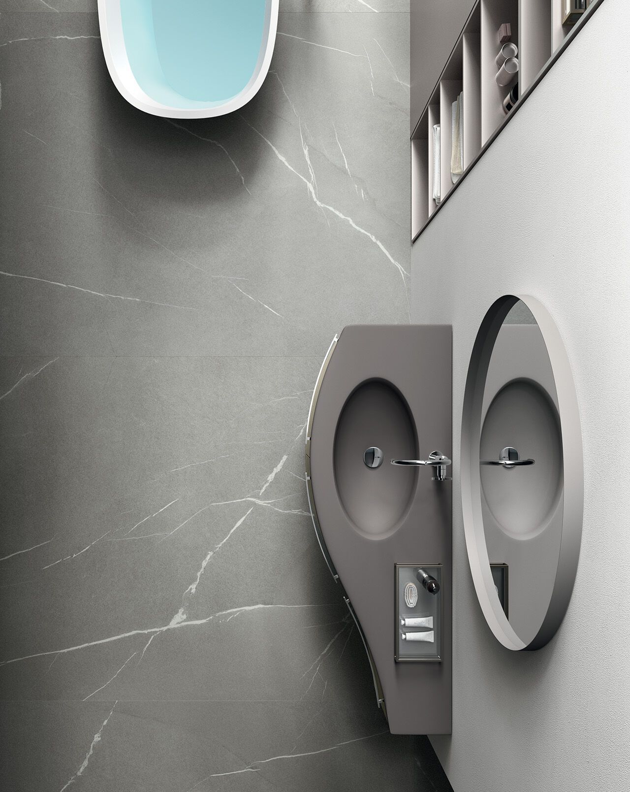 Деревянный умывальник с зеркалом ARCOM Поллок ARCH-00080928 - Вид №1