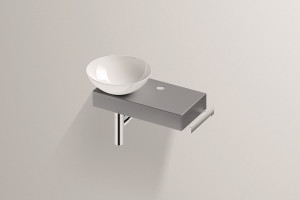 5256000083 Умывальник с тумбой, wp.pn1, белая, proshield, глазурованная Alape серия PN (Piccolo Novo)