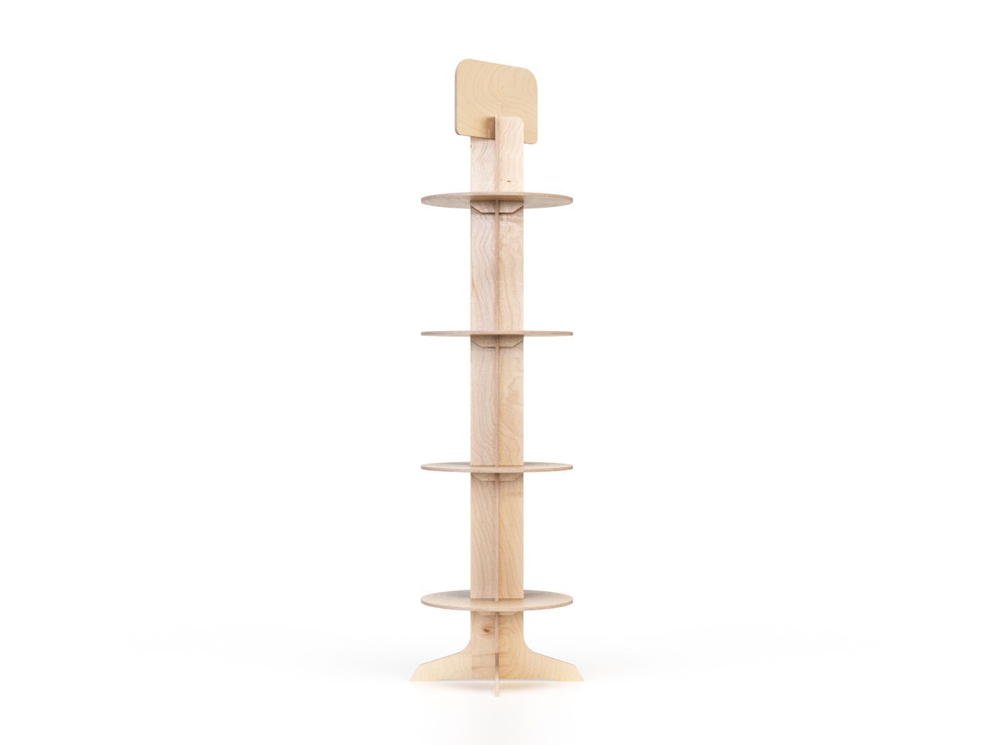 Деревянная напольная стойка дисплея Esposit экспоненты ARCH-00095205 - Вид №2