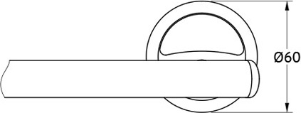 ELL 032 Штанга для полотенца 60 cm FBS Ellea - Вид №1