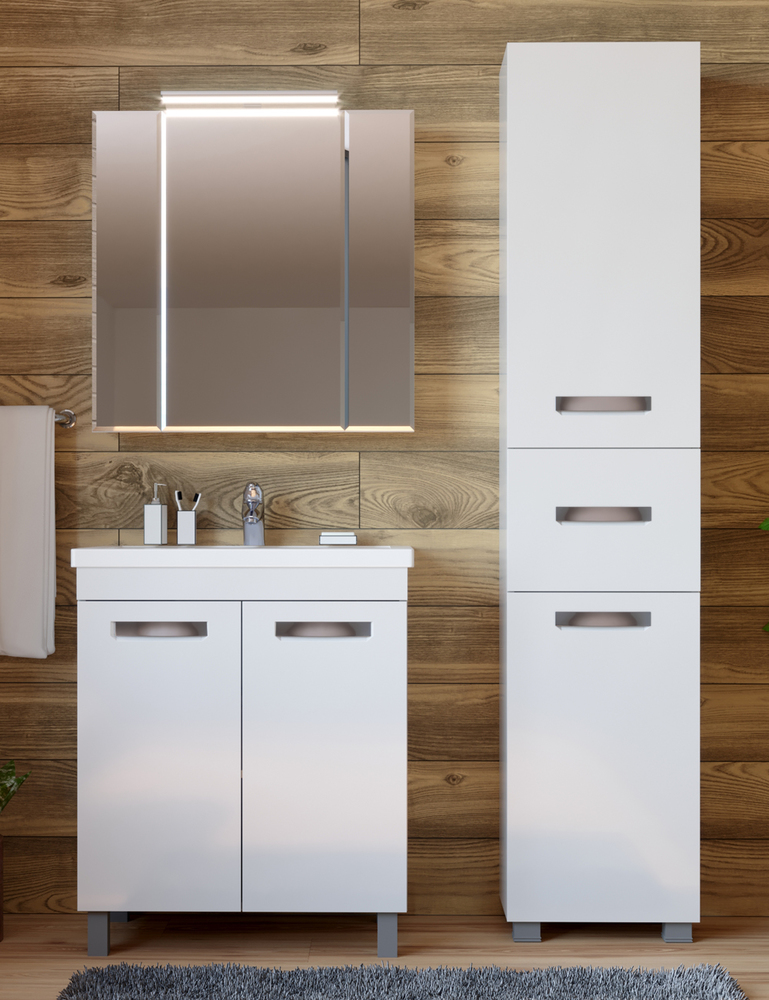 Тумба Plaza 700 (Фостер)700⨉470⨉820 мм белый Santreyd sun-id-665244 - Вид №4