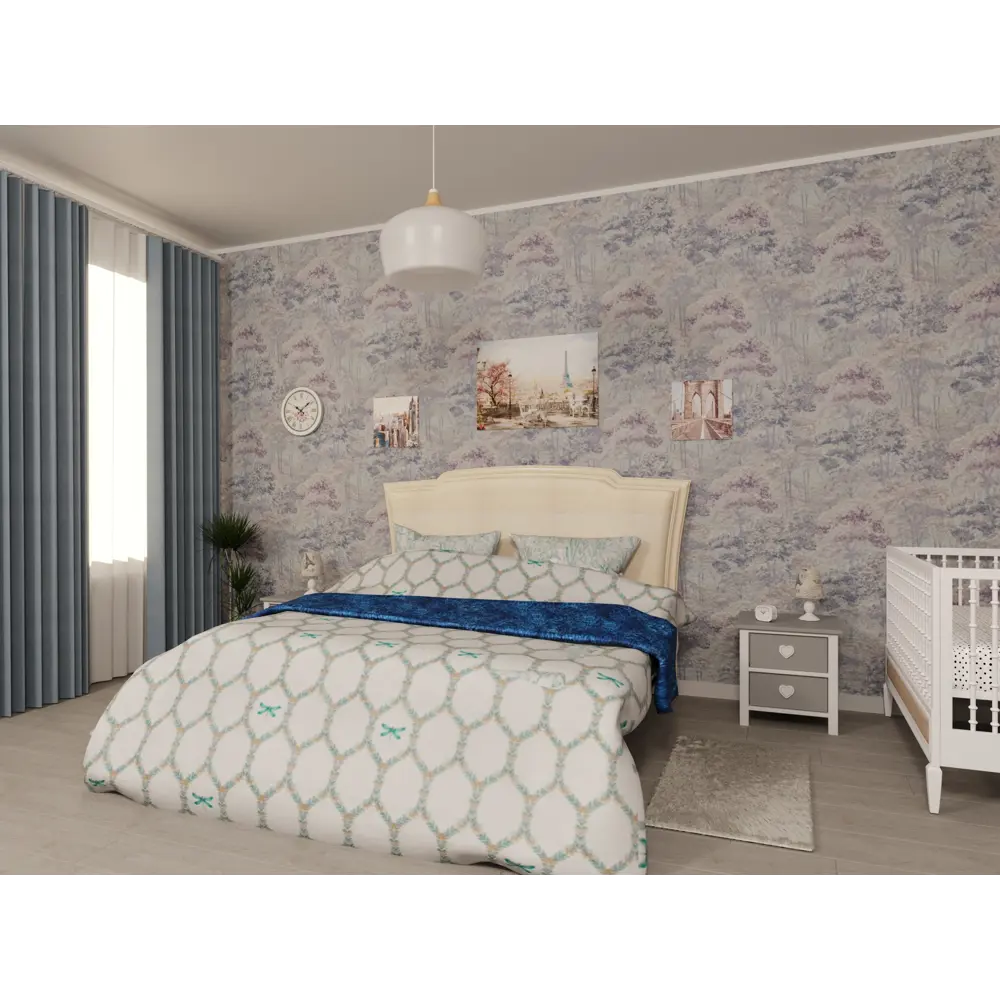 Тумба с 2 ящиками 37х27х41 см цвет серый Santreyd STLM-2065093 - Вид №4