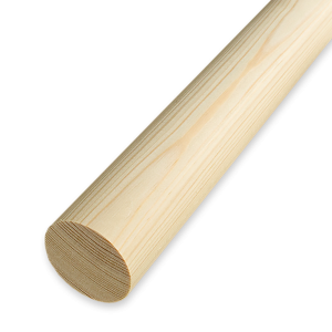 84460791 Круглый погонаж деревянный сращенный 40х1000 мм хвоя Экстра STLM-0050289 Santreyd