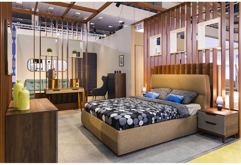 1455 Кровать с ортопедическим основанием 1.6 Сканди Жемчужно-белый R-HOME 40172725h_Жемчуг - Вид №1