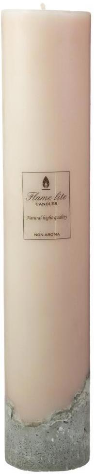 90304234 Свеча средняя 55 см, цвет пудровый Каминная STLM-0176295 FLAME LITE CANDLES