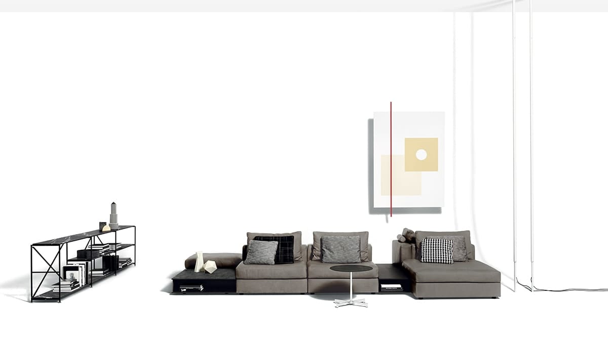 Съемный диван из ткани DE PADOVA MOSAÏQUE ARCH-00033269 - Вид №12