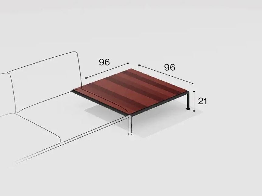 Низкий садовый столик из лавового камня FAST Roè ARCH-00148970 - Вид №4