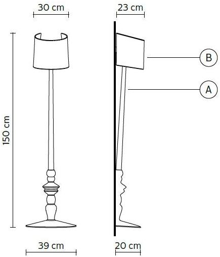 Karman Настенный светильник / торшер из керамики Alì e babà sun-id-1459626 - Вид №1