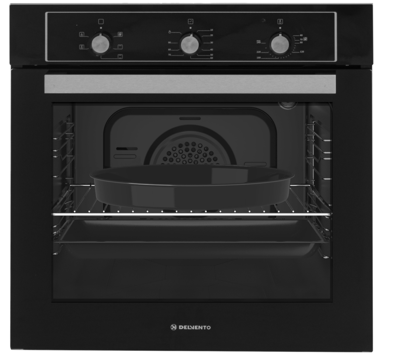 9057831 Электрический духовой шкаф Delvento V6EB16088 черный STDN-0082308