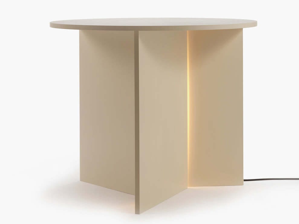 Деревянный круглый низкий журнальный столик Serax Furniture by Ann Demeulemeester ARCH-00022979 - Вид №2