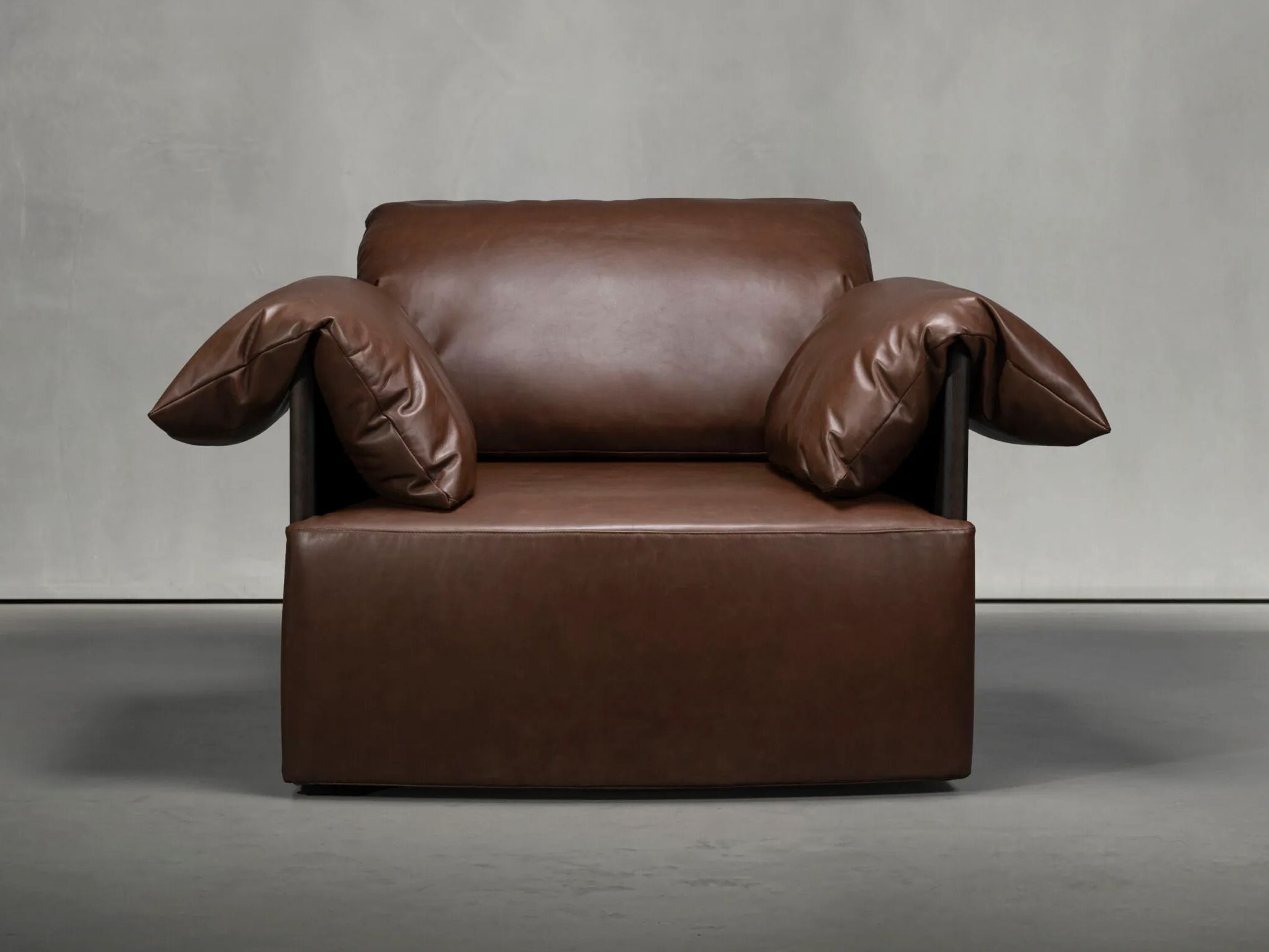 Кожаное вращающееся кресло с подлокотниками Piet Boon HUGO ARCH-00119482 - Вид №1