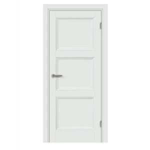 Межкомнатная дверь МАРИО РИОЛИ Трилло 70x200 см белая с фурнитурой 87548448